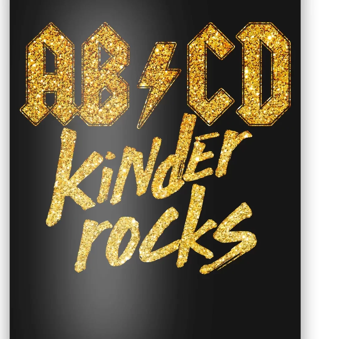 ABCD Kinder Rocks Poster