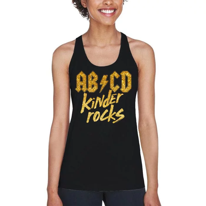 ABCD Kinder Rocks Women's Racerback Tank