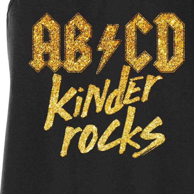 ABCD Kinder Rocks Women's Racerback Tank