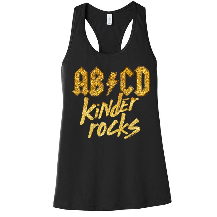 ABCD Kinder Rocks Women's Racerback Tank