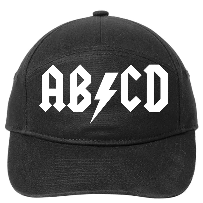 ABCD Rock Logo 7-Panel Snapback Hat