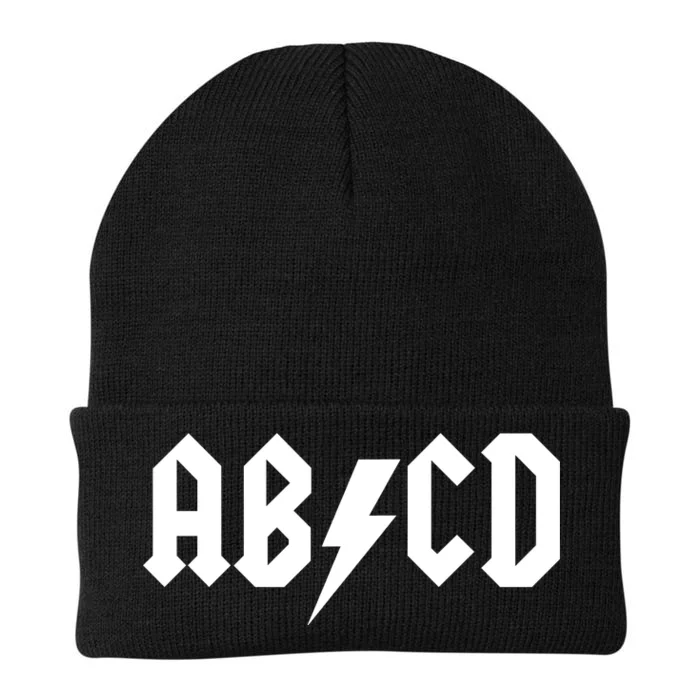 ABCD Rock Logo Knit Cap Winter Beanie