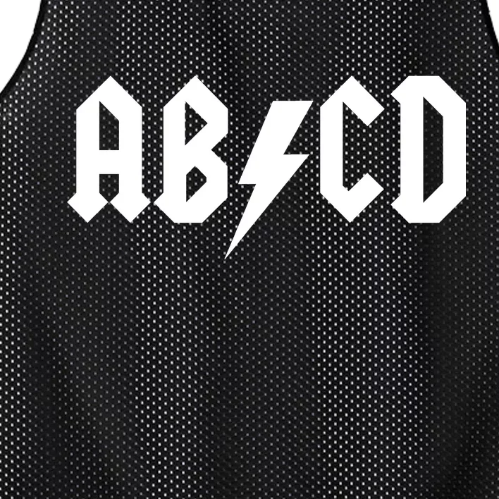 ABCD Rock Logo Mesh Reversible Basketball Jersey Tank