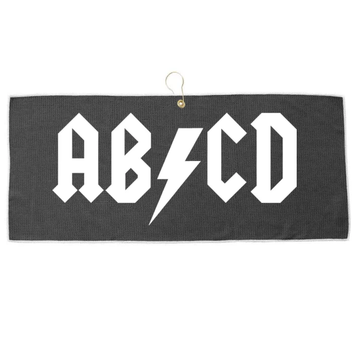 ABCD Rock Logo Large Microfiber Waffle Golf Towel