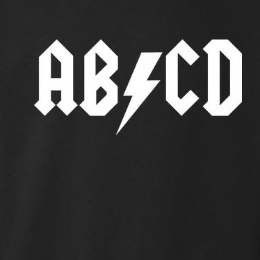 ABCD Rock Logo Toddler Hoodie
