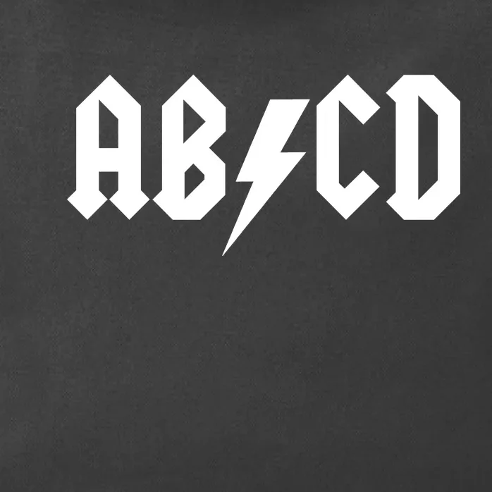 ABCD Rock Logo Zip Tote Bag