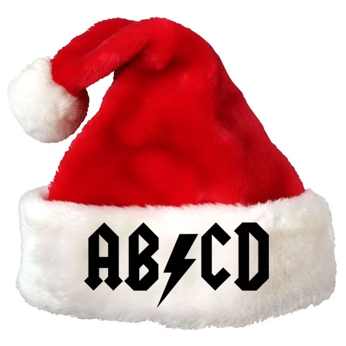 ABCD Rock Logo Premium Christmas Santa Hat