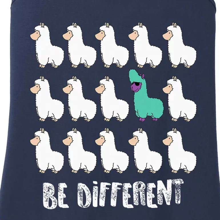 Alpacas Be Different Unique Funny Alpaca Lover Gift Ladies Essential Tank