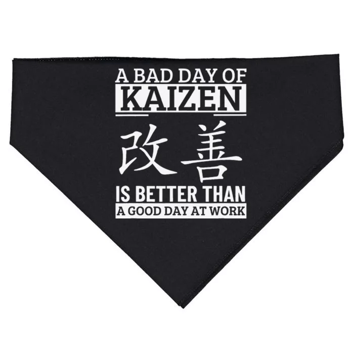 A Bad Day Of Kaizen Funny Japanese Kaizen USA-Made Doggie Bandana