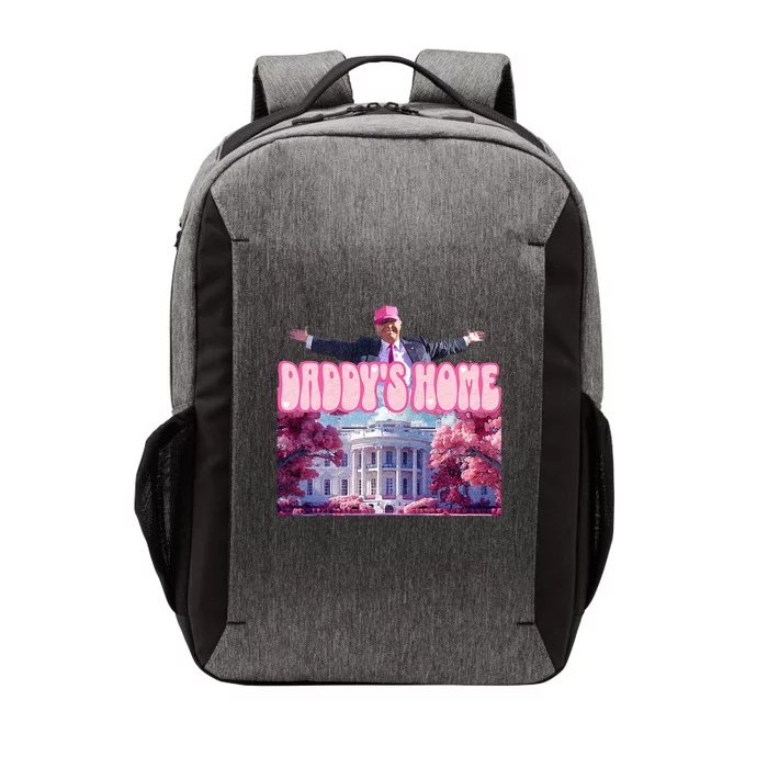 America Back DaddyS Home Trump Pink 2024 Vector Backpack