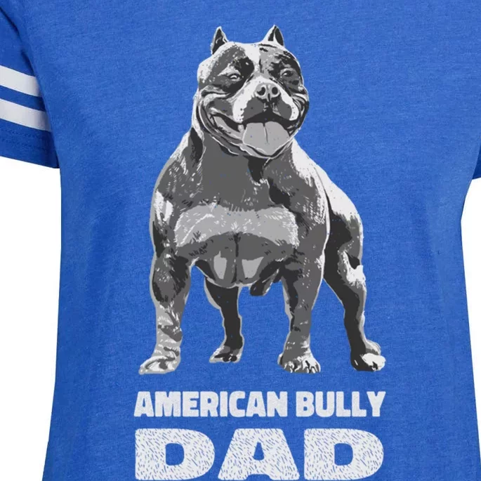 American Bulldog Dog Lover American Bully Dad Gift Enza Ladies Jersey Football T-Shirt