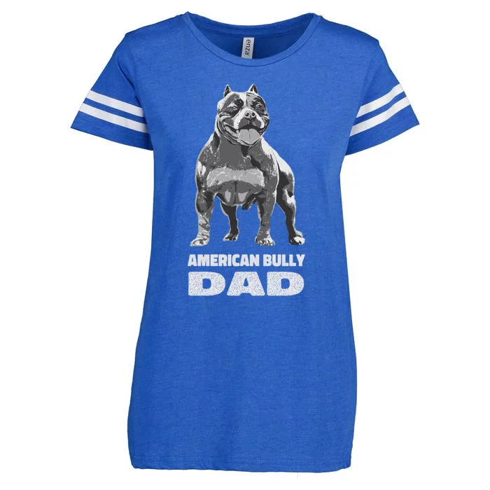 American Bulldog Dog Lover American Bully Dad Gift Enza Ladies Jersey Football T-Shirt