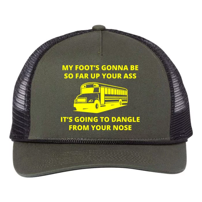 ANGRY BUS DRIVER OH BUS DRIVER Retro Rope Trucker Hat Cap