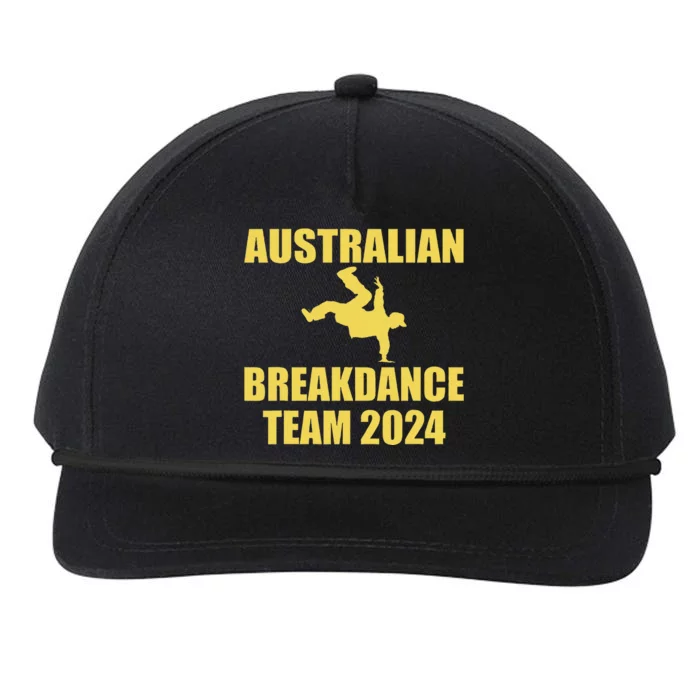 Australian Break Dancing Matching Team Outfit Snapback Five-Panel Rope Hat