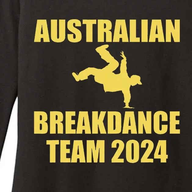 Australian Break Dancing Matching Team Outfit Womens CVC Long Sleeve Shirt