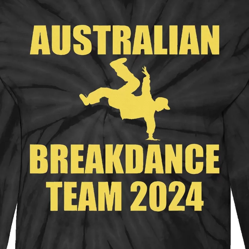 Australian Break Dancing Matching Team Outfit Tie-Dye Long Sleeve Shirt