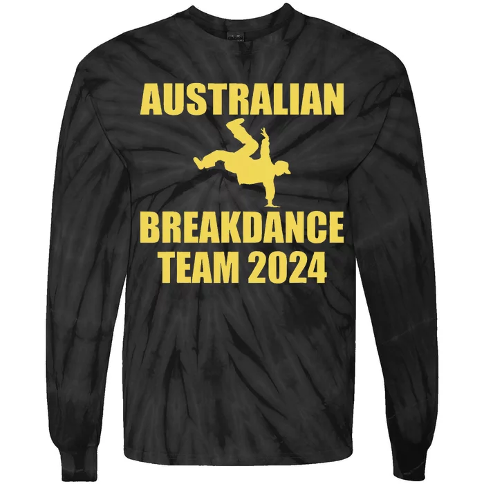 Australian Break Dancing Matching Team Outfit Tie-Dye Long Sleeve Shirt