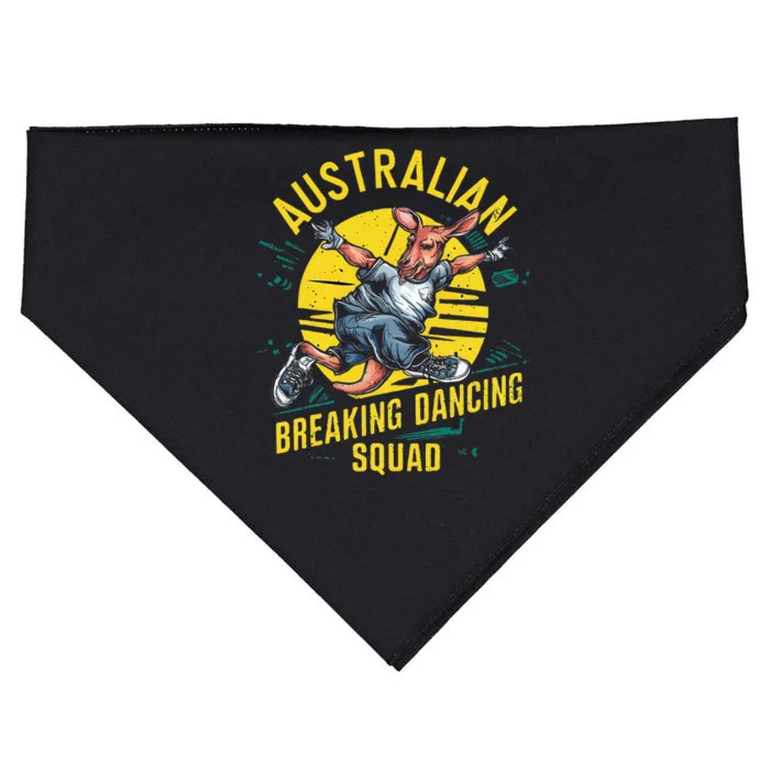 Australian Break Dancing Squad Kangaroo USA-Made Doggie Bandana