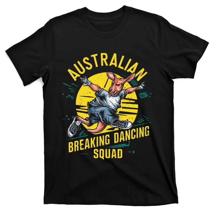 Australian Break Dancing Squad Kangaroo T-Shirt