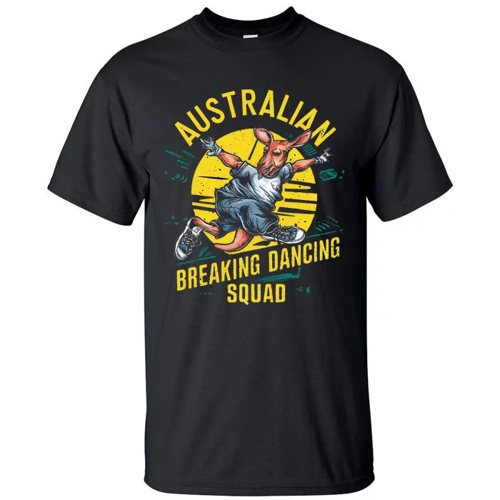 Australian Break Dancing Squad Kangaroo Tall T-Shirt