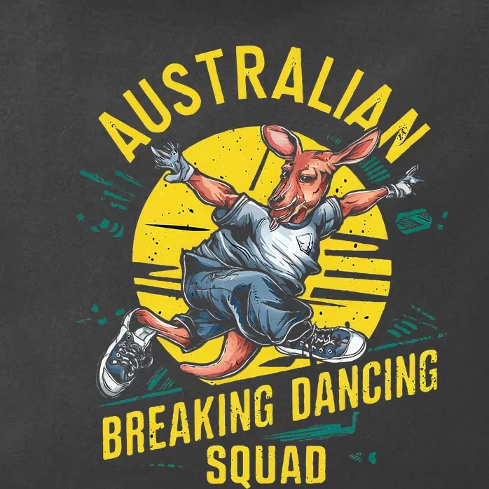 Australian Break Dancing Squad Kangaroo Zip Tote Bag