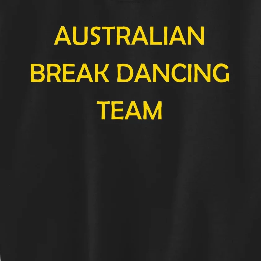 Australian Break Dance Team 2024 Kids Sweatshirt