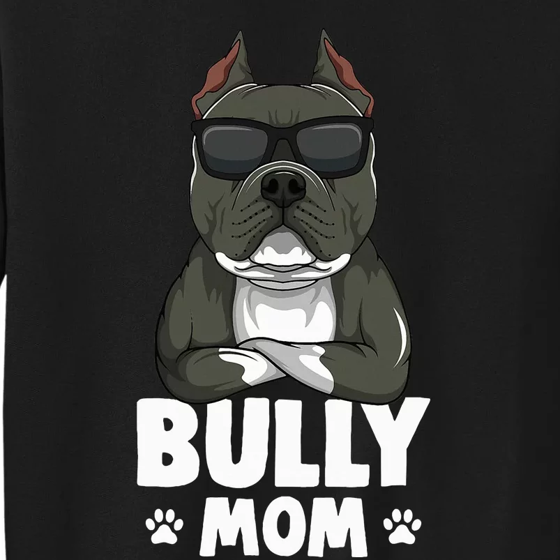 American Bully Dog Mom Tall Sweatshirt