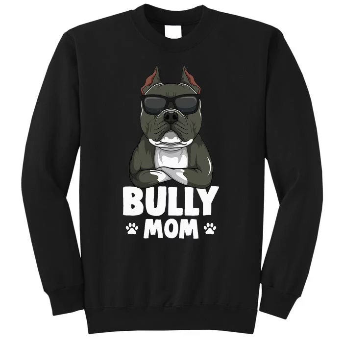 American Bully Dog Mom Tall Sweatshirt