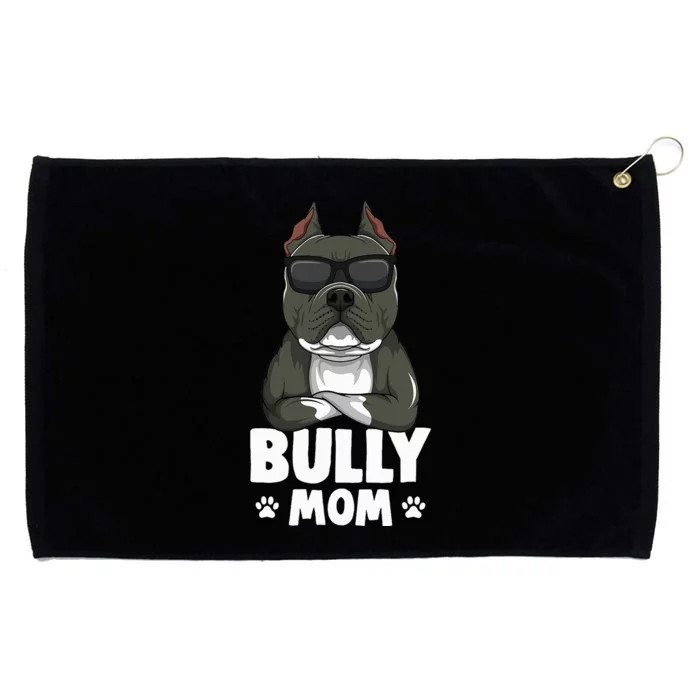 American Bully Dog Mom Grommeted Golf Towel