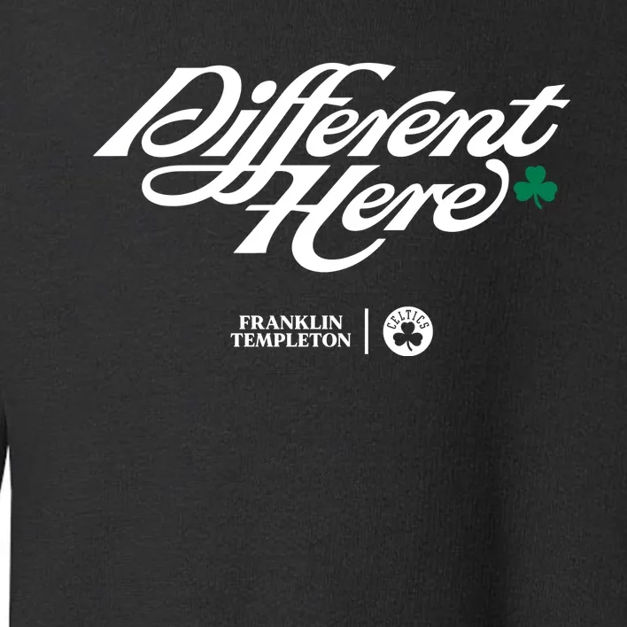 Alex Barth Different Here Franklin Templeton Toddler Sweatshirt