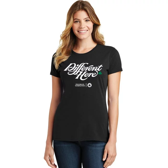 Alex Barth Different Here Franklin Templeton Women's T-Shirt