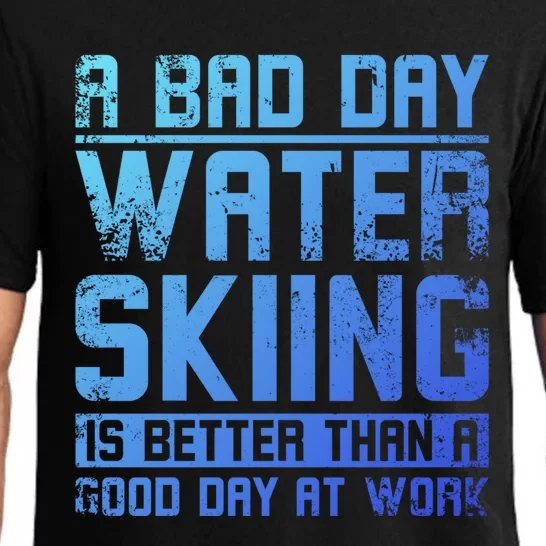 A Bad Day Water Skiing Cool Gift Pajama Set