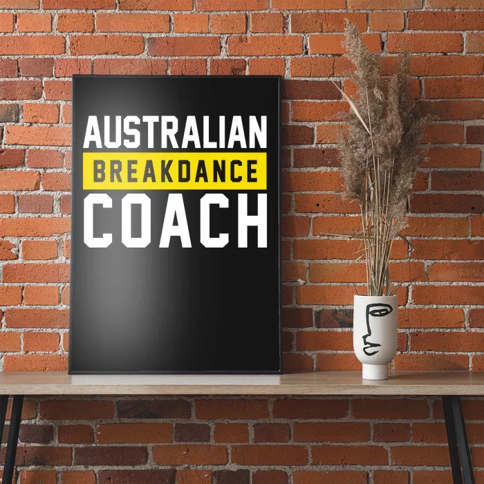 Australian Break Dancer Coach Costume Poster