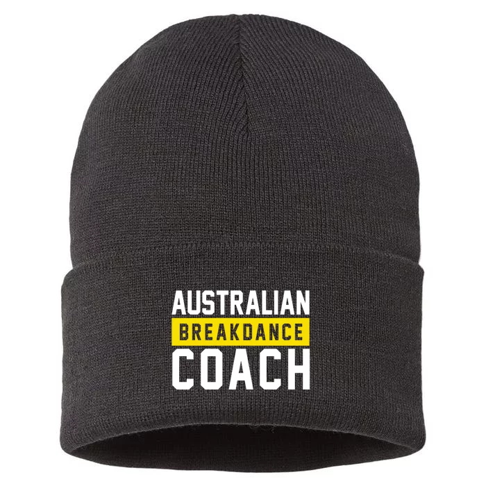 Australian Break Dancer Coach Costume Sustainable Knit Beanie