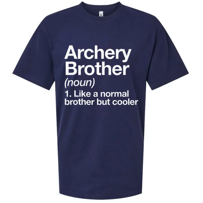 Archery Brother Definition Funny Sports Sueded Cloud Jersey T-Shirt