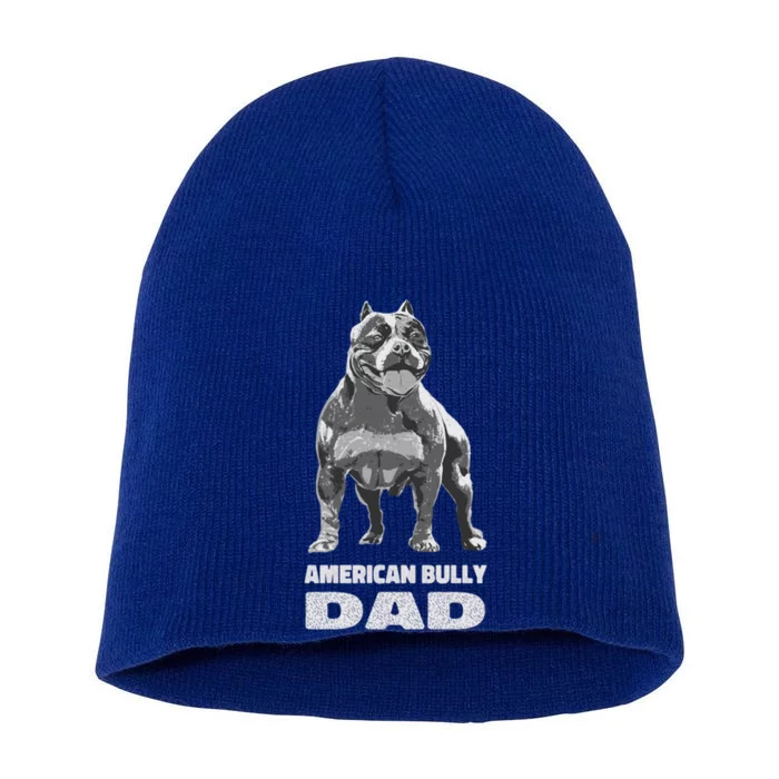 American Bulldog Dog Lover American Bully Dad Cool Gift Short Acrylic Beanie