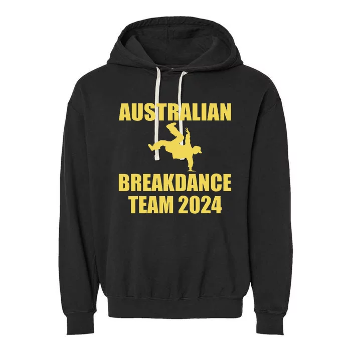 Australian Break Dancing Matching Garment-Dyed Fleece Hoodie