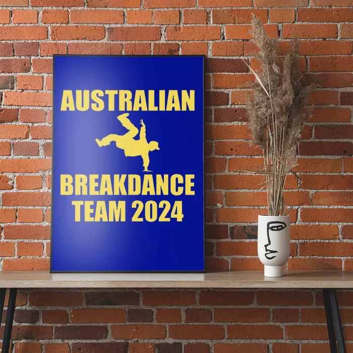 Australian Break Dancing Matching Poster