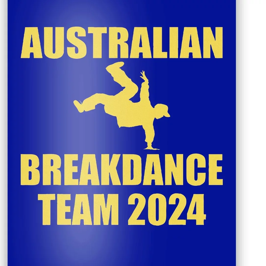 Australian Break Dancing Matching Poster