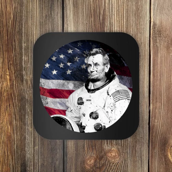 Abe Lincoln Astronaut Coaster