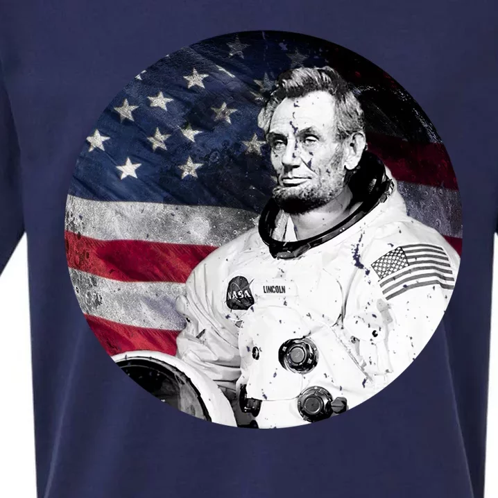 Abe Lincoln Astronaut Sueded Cloud Jersey T-Shirt