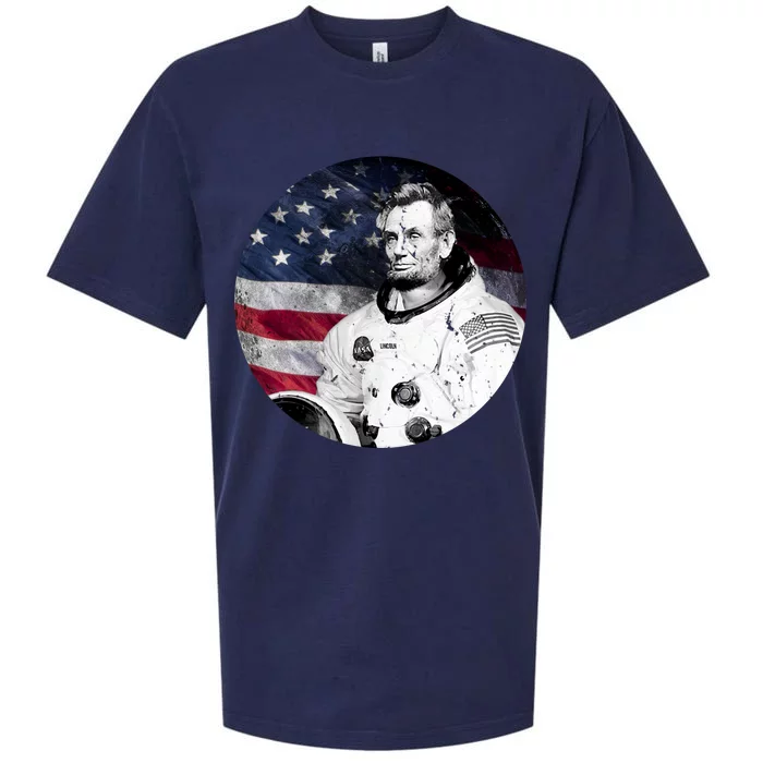 Abe Lincoln Astronaut Sueded Cloud Jersey T-Shirt