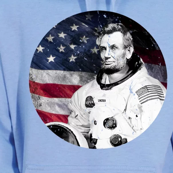 Abe Lincoln Astronaut Unisex Surf Hoodie