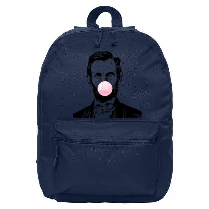 Abe Lincoln Blowing Bubble Gum 16 in Basic Backpack