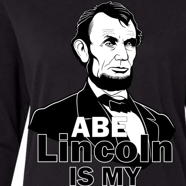 Abe Lincoln Is My Homeboy Womens Cotton Relaxed Long Sleeve T-Shirt