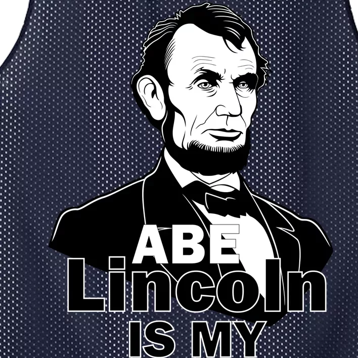 Abe Lincoln Is My Homeboy Mesh Reversible Basketball Jersey Tank