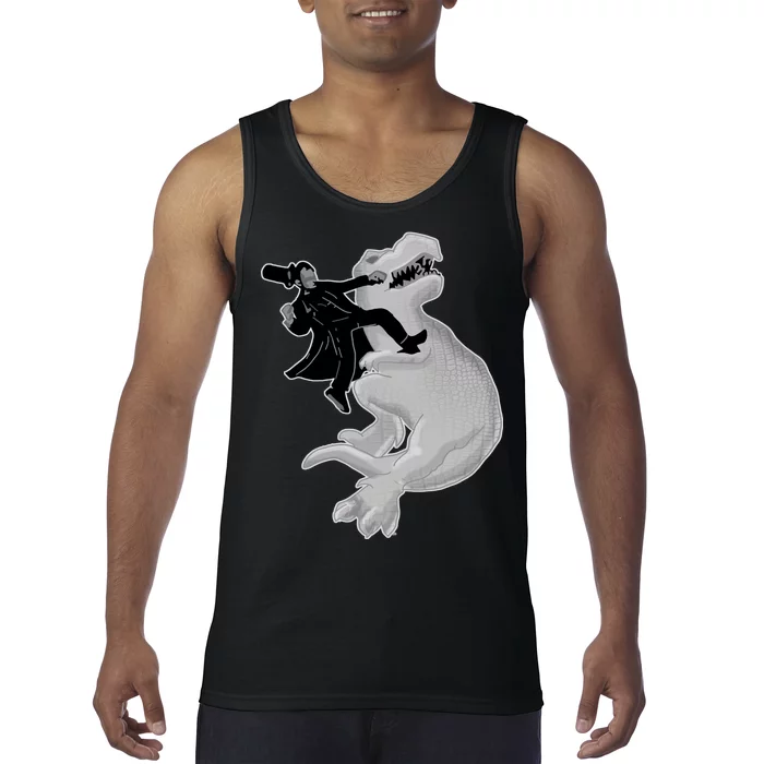 Abe Vs T-Rex Tank Top