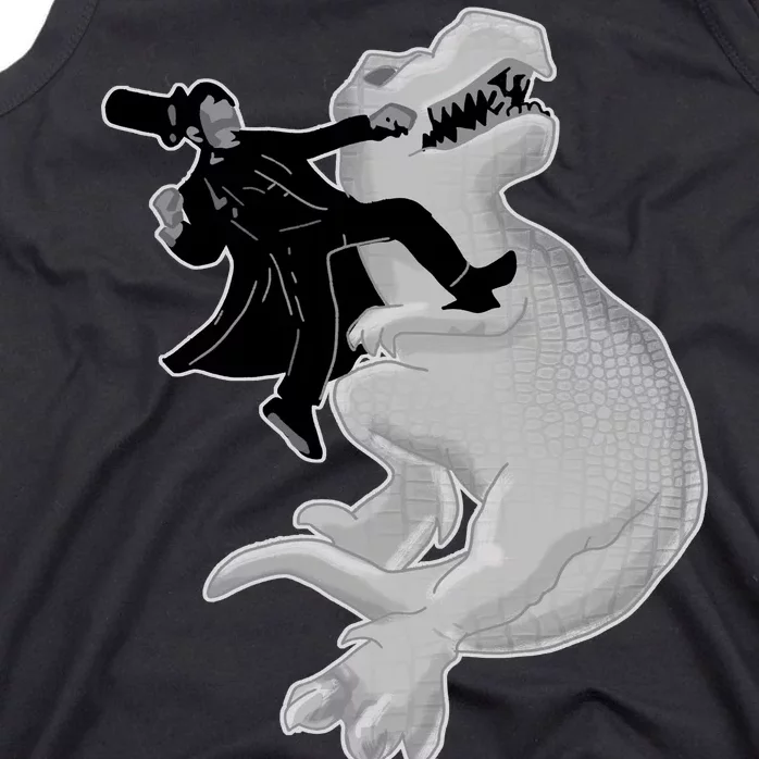 Abe Vs T-Rex Tank Top