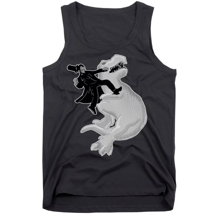 Abe Vs T-Rex Tank Top