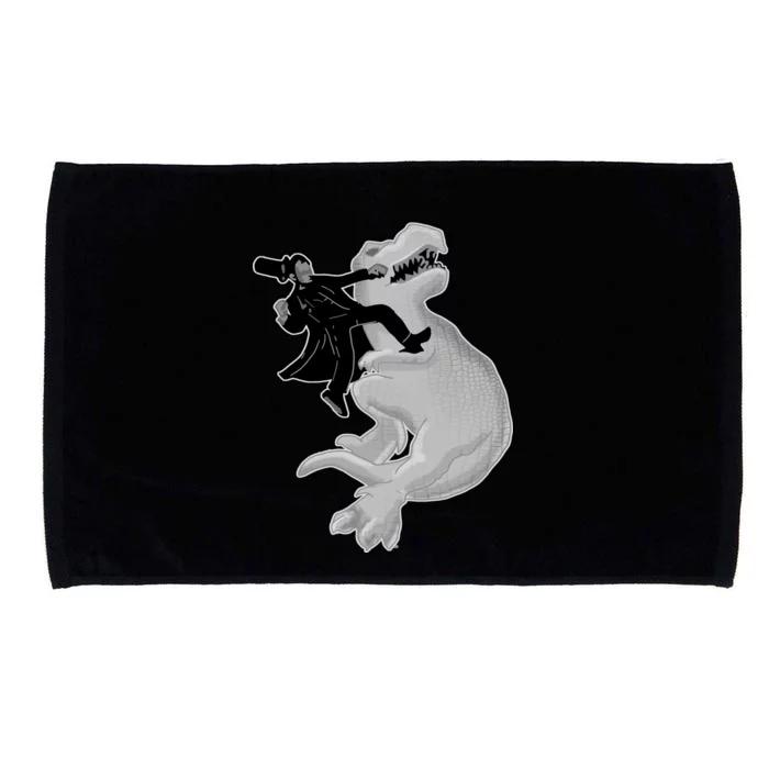 Abe Vs T-Rex Microfiber Hand Towel